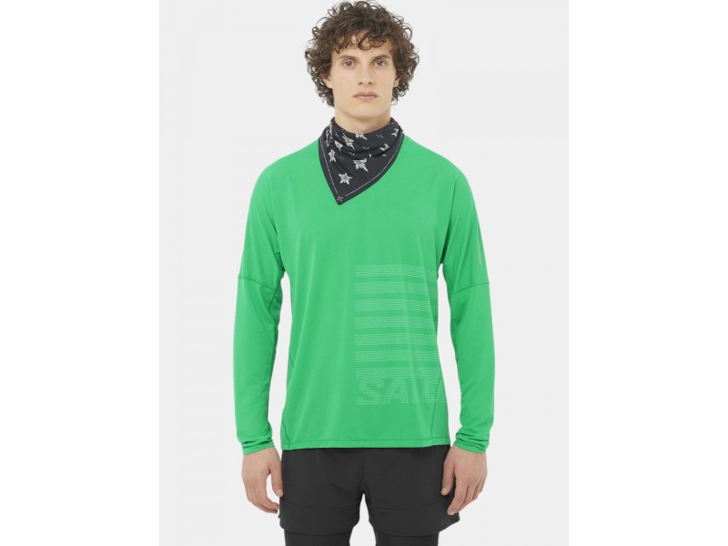 Salomon Sense Aero Graphic D férfi sportpóló parakeet