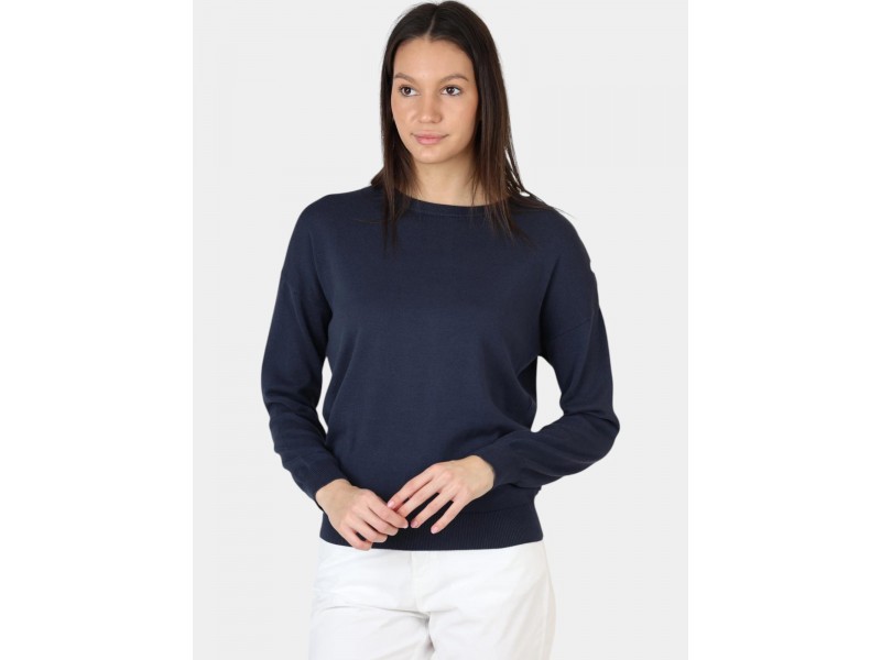TBS Addenpul D női pulóver - 612-navy, organikus pamut