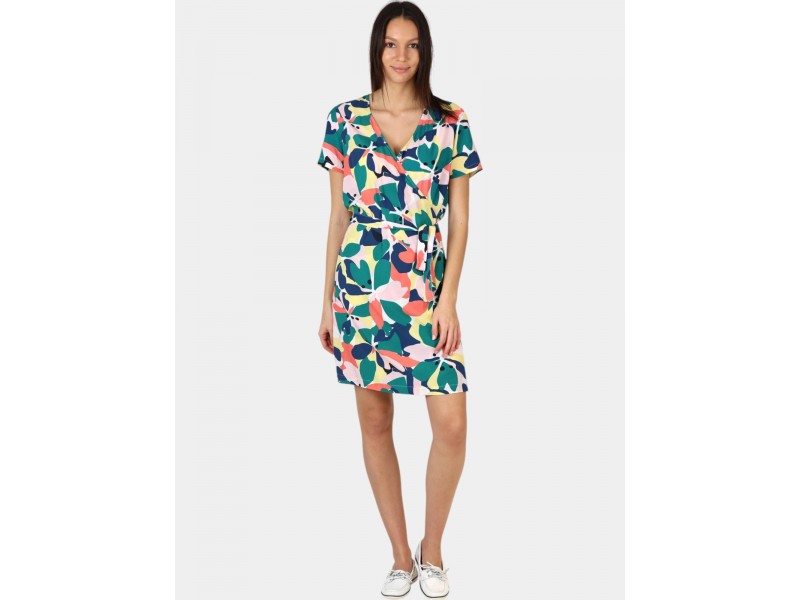 TBS Aglearob D - virágmintás női ruha (418-cactus)