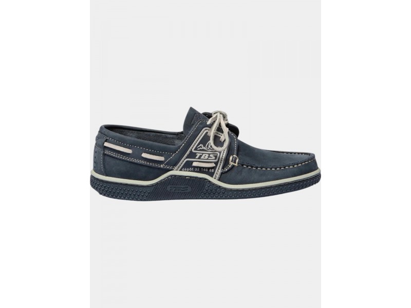 TBS Globek D férfi bőr cipő - Navy Tropical