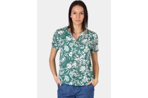 TBS Janiemis D virágmintás blúz - 418-cactus