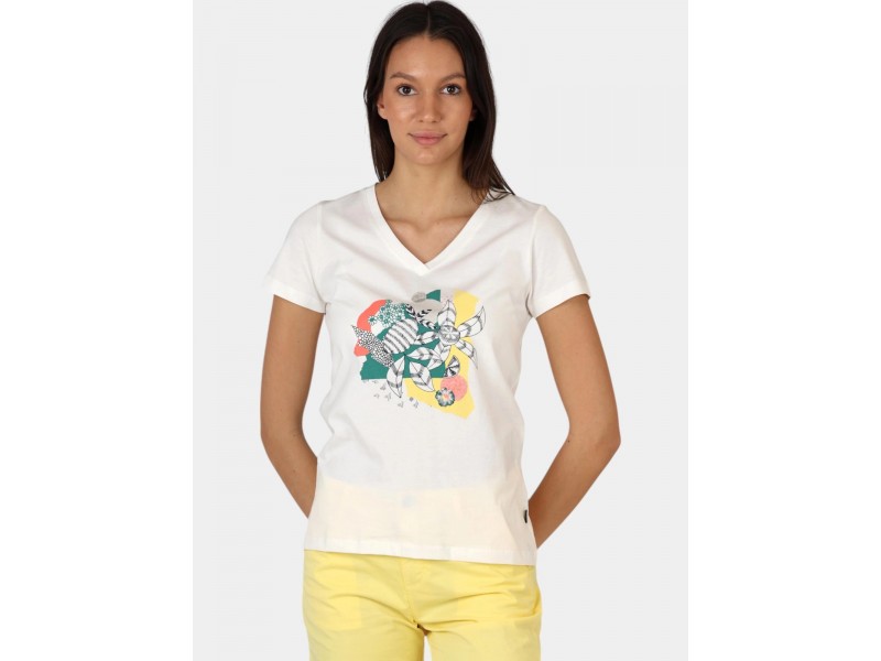 TBS Lugditee D női póló — 017-arctique, 100% pamut