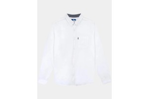 TBS Lynerche D férfi lenvászon ing — 017 Arctique