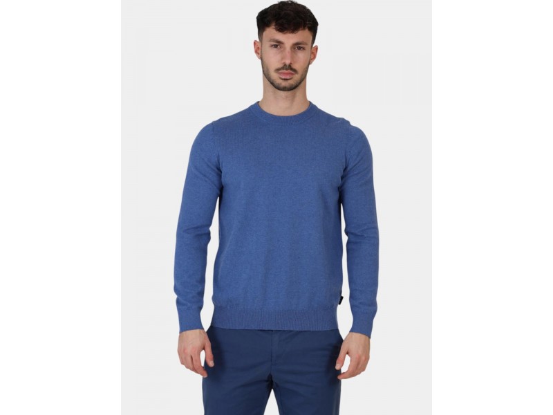 TBS Malykron D férfi pulóver - 012 chambray