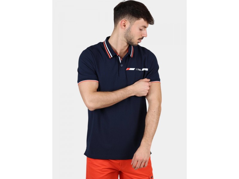 TBS Selimpol D férfi galléros póló – 612-navy