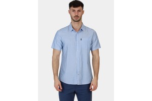 TBS Yohancha D csíkos rövid ujjú ing – 042 Oxygène