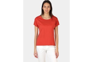 TBS Zeldatee D - női 100% pamut póló (826-grenade)