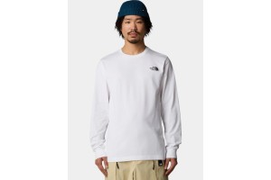 The North Face M L/S Easy Tee D - fehér férfi póló