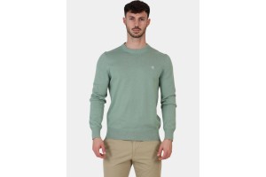 Timberland Cotton YD férfi pulóver - zöld