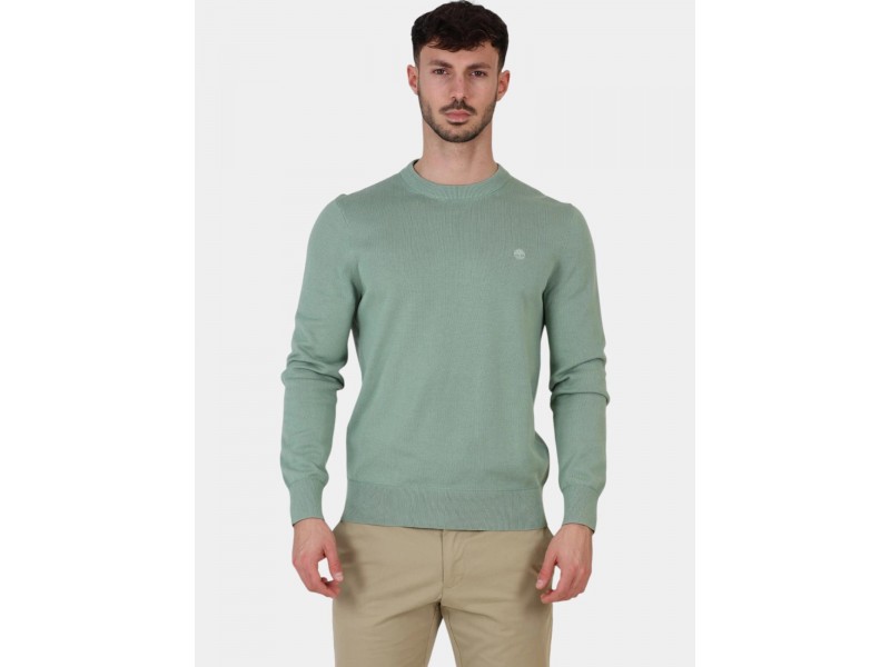 Timberland Cotton YD férfi pulóver - zöld