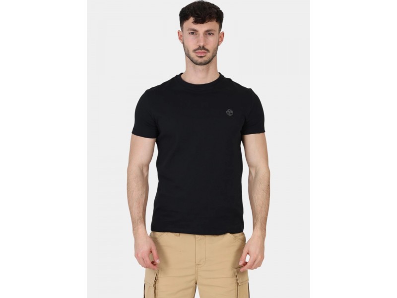 Timberland Short Sleeve Tee D – fekete (x65-black-pavement)