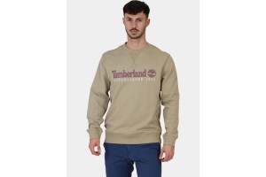 Timberland férfi hímzett logós pulóver - Lemon Pepper