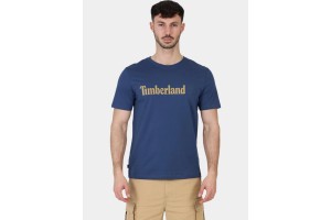 Timberland férfi Linear Logo póló - Dark Denim