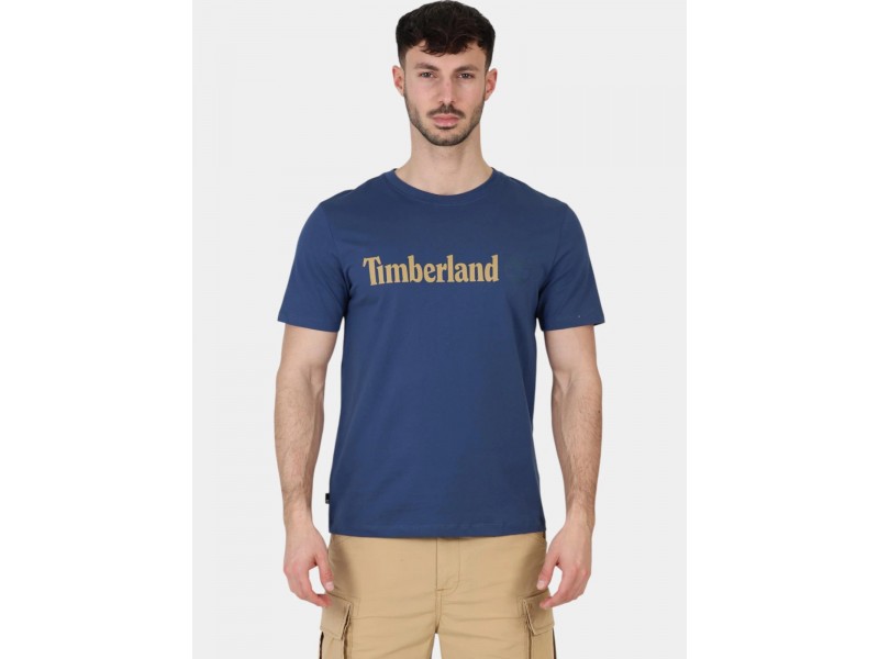 Timberland férfi Linear Logo póló - Dark Denim