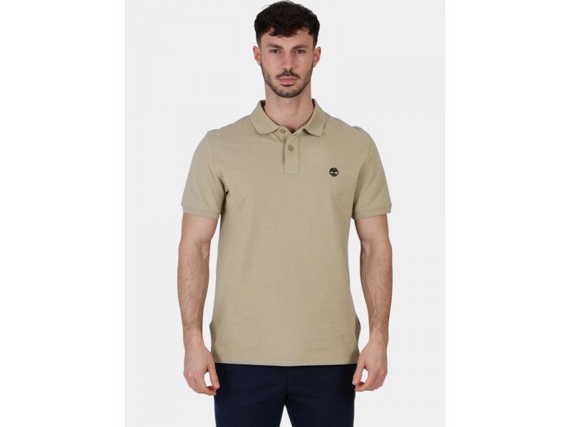 Timberland Pique rövid ujjú póló - Lemon Pepper