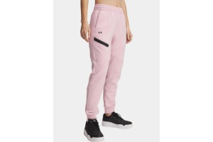 Under Armour Unstoppable FLC Jogger női - Prime Pink