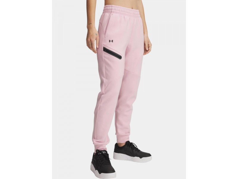 Under Armour Unstoppable FLC Jogger női - Prime Pink