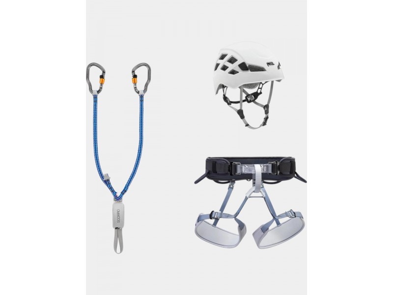 Petzl Via Ferrata Vertigo Kit 1 D – SCORPIO, CORAX, BOREO