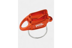 Petzl Reverso D, piros–narancs alumínium eszköz