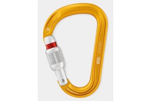 Petzl Attache D karabiner — alumínium, csavarzár