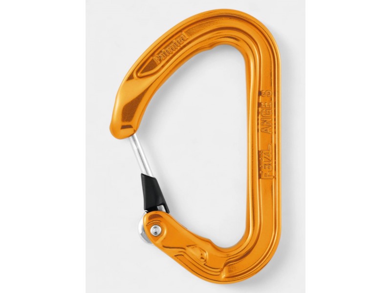 Petzl Ange S D orange karabiner — 28 g, Keylock