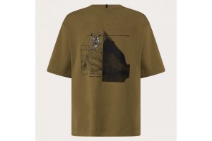 Oakley Futurescape Scorpio Tee Póló – zöld (100% pamut)