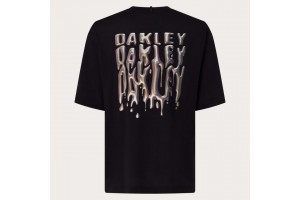 Oakley Stacked Metal Tee fekete férfi póló