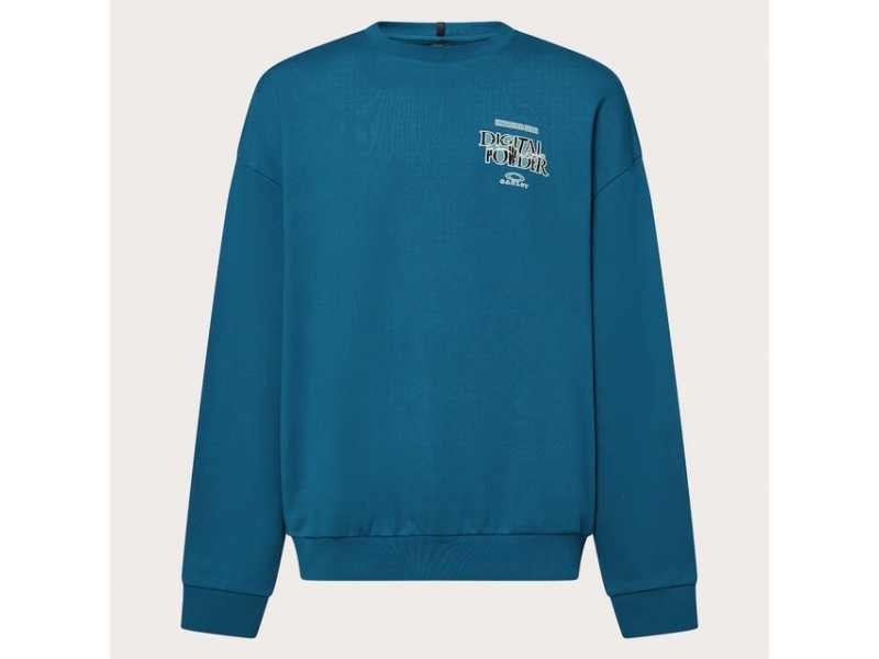 Oakley Futurescape kék férfi pulóver