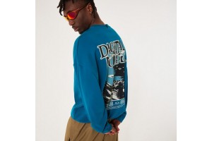 Oakley Futurescape kék férfi pulóver