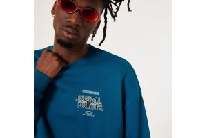 Oakley Futurescape kék férfi pulóver