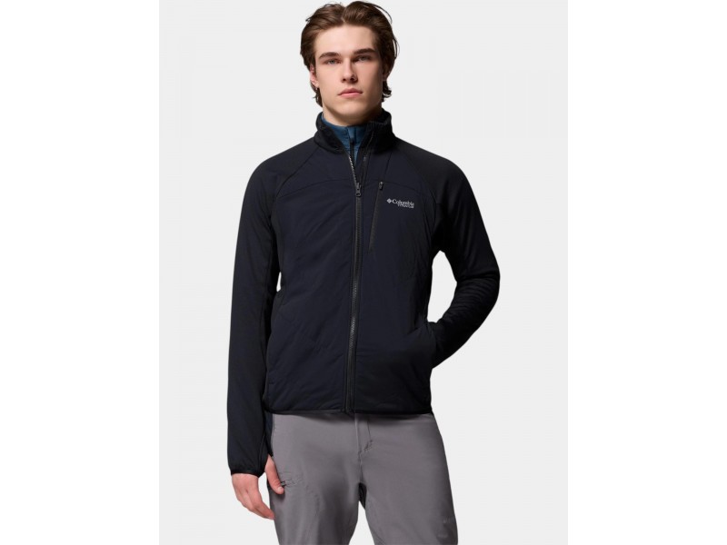 Columbia Arctic Chest Hybrid Full Zip férfi pulóver – fekete