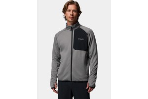 Columbia Triple Canyon Grid Fleece FZ II D - city grey