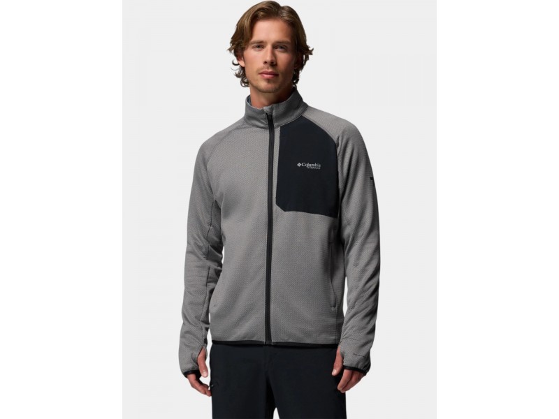Columbia Triple Canyon Grid Fleece FZ II D - city grey