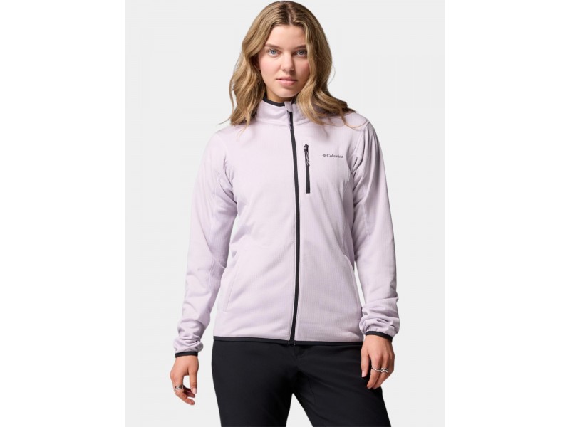Columbia Essential Hike Grid Fleece - női, Lavender Pearl