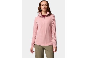 Columbia Glacial IV női 1/2 zip - eraser pink