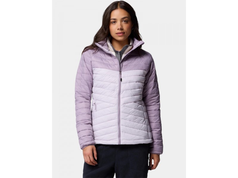 Columbia Powder Pass női steppelt kabát - Lavender Pearl