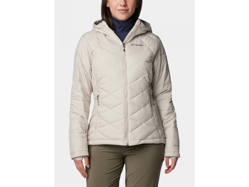 Columbia Heavenly Hooded női kabát - dark stone
