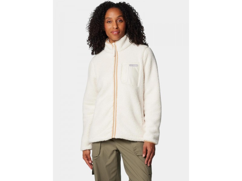 Columbia West Bend Full Zip II női sherpa polár - chalk