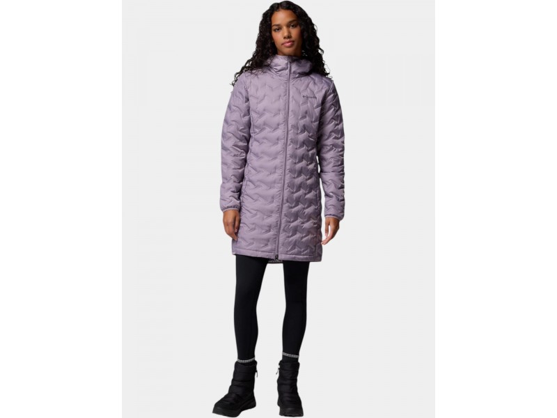 Columbia Delta Ridge II Long - női pehelykabát (shale purple)