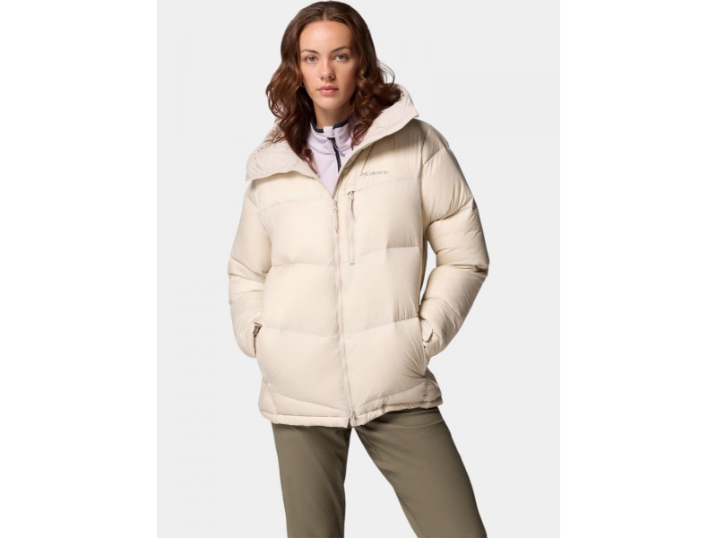 Columbia Cloudview Down női kapucnis kabát – Dark Stone