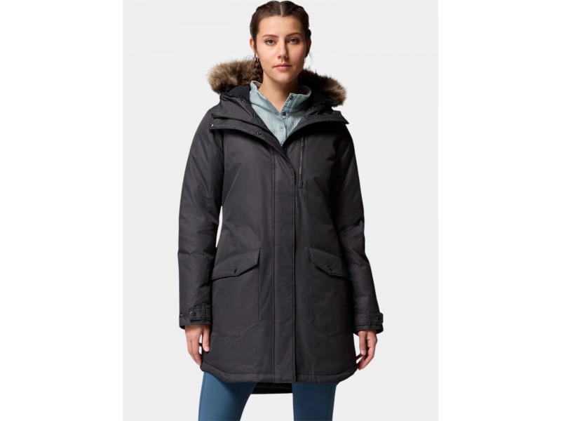 Columbia Suttle Mountain Long női télikabát - fekete