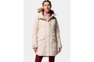 Columbia Suttle Mountain Long női télikabát - Dark Stone