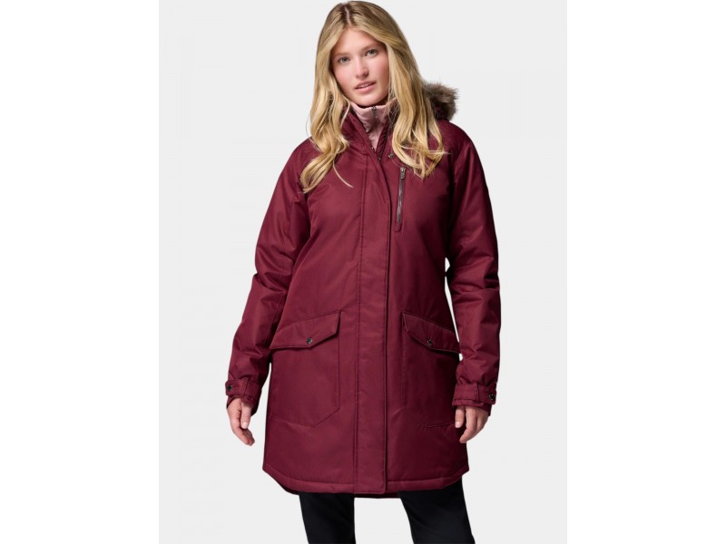 Columbia Suttle Mountain női télikabát - Rich Wine