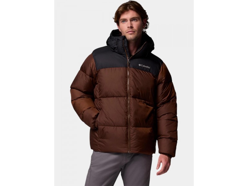 Columbia Puffect II Hooded Jacket D - férfi télikabát (tobacco)