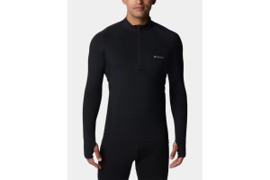 Columbia Midweight Stretch férfi félzip - fekete