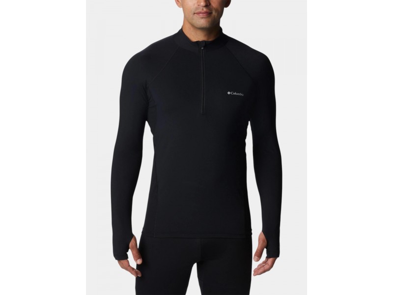 Columbia Midweight Stretch férfi félzip - fekete