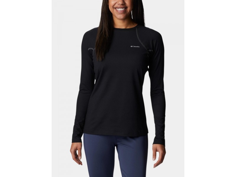Columbia Heavyweight Stretch női hosszú ujjú aláöltöző - fekete
