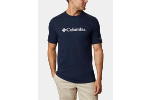 Columbia CSC Basic Logo rövid ujjú - Collegiate Navy