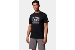 Columbia CSC Seasonal Logo Tee – fekete, férfi póló