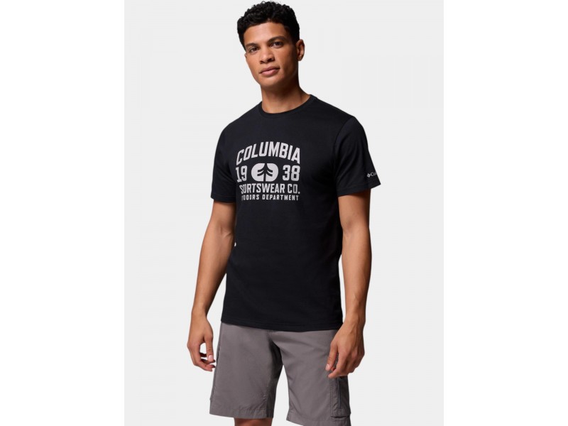 Columbia CSC Seasonal Logo Tee – fekete, férfi póló
